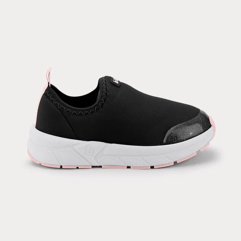 Tênis Escolar Infantil Feminino Bibi B Flow Preto e Rosa 31