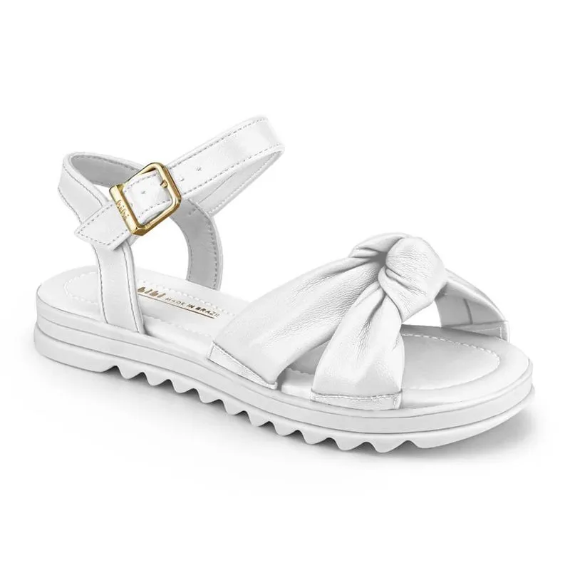 Sandálias Infantil Bibi Flat Form Feminina Branca - 1059242 32