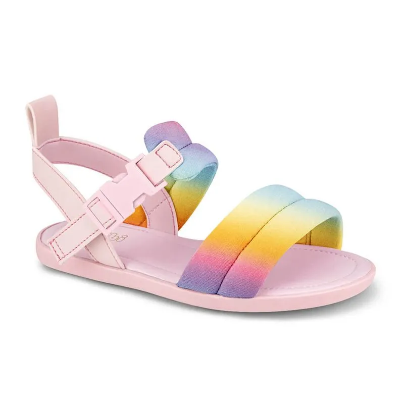 Sandália Infantil Bibi Soft Flat Feminina Rainbow - 1169013 28