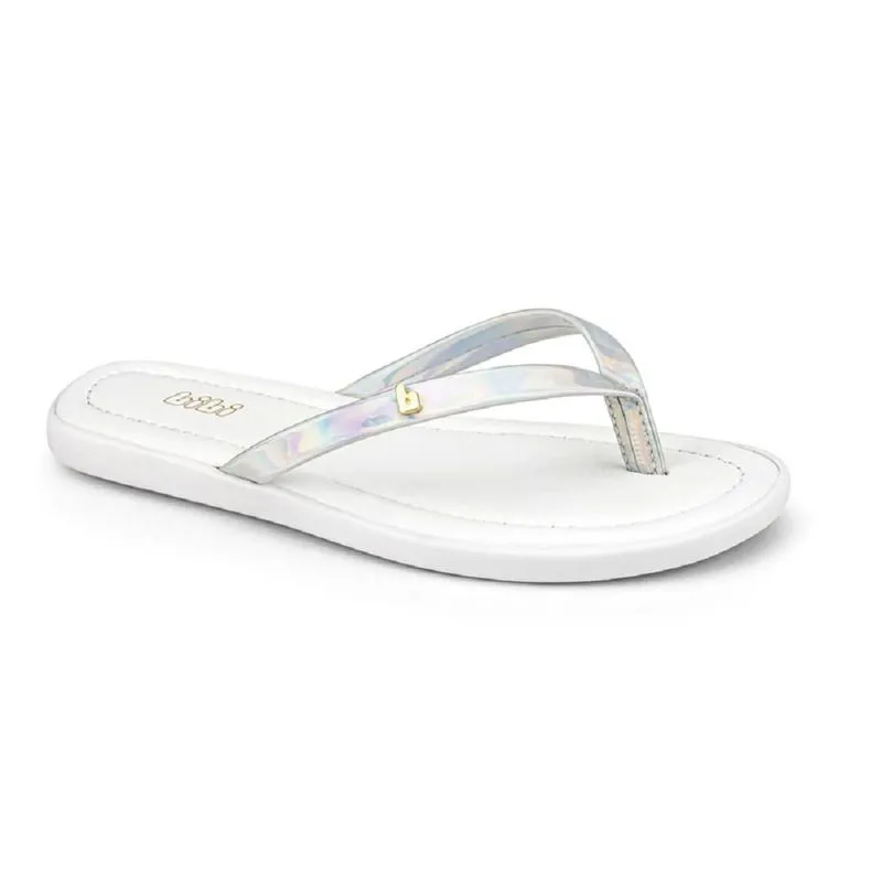 Chinelo Infantil Feminino Holográfico Bibi Soft Flat 1169037 30
