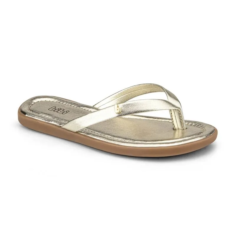 Chinelo Infantil Feminino Dourado Bibi Soft Flat 29