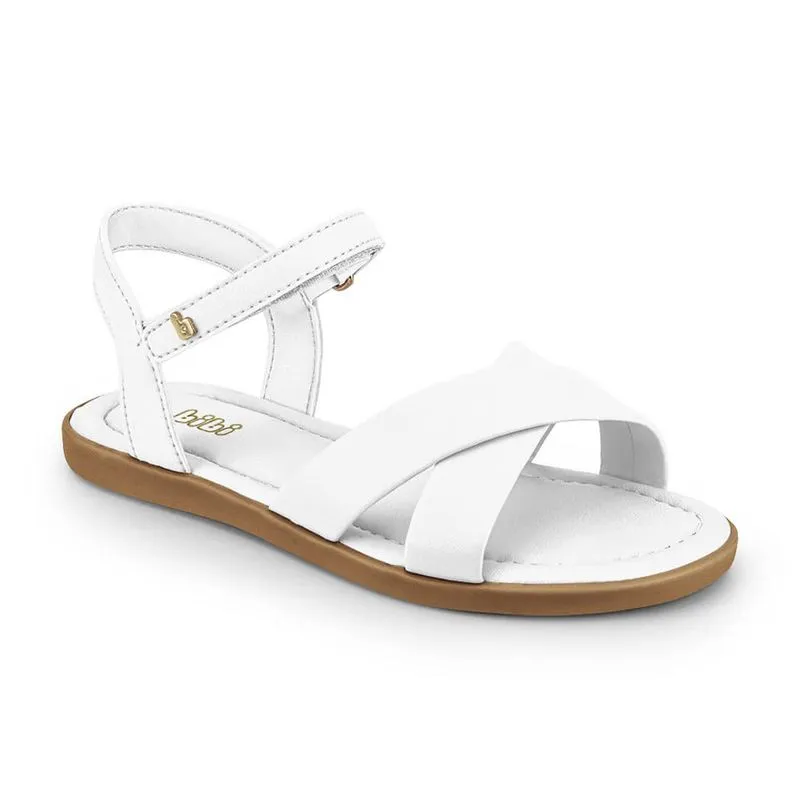 Sandália Infantil Feminina Bibi Soft Flat Branca 1169052 32