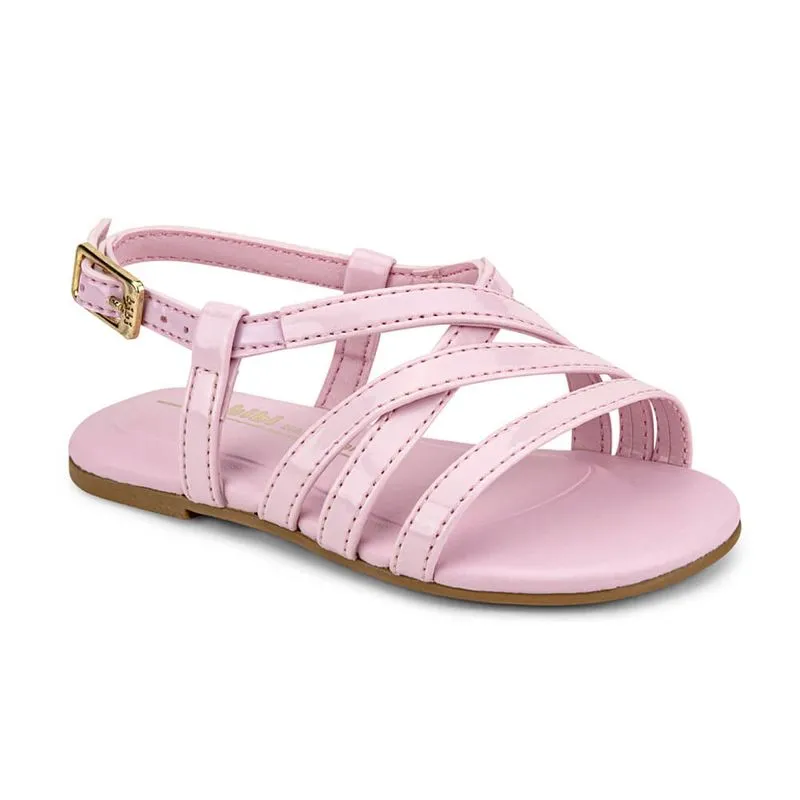 Sandália Infantil Feminina Bibi Mini Me Rosa Verniz 1102248 20