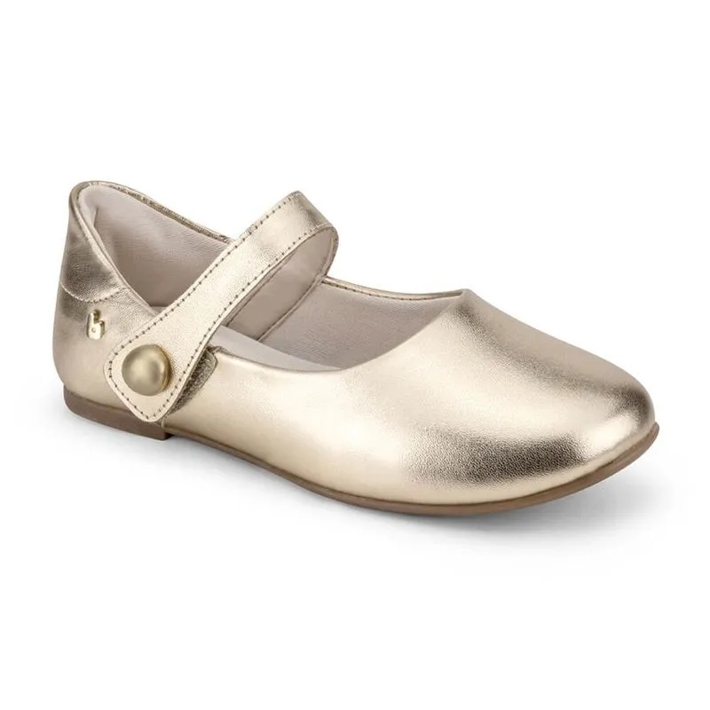 Sapatilha Infantil Feminina Bibi Ballerina Dourada 1171013 21