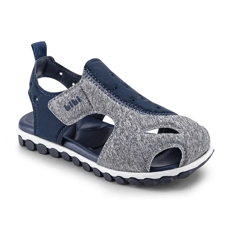 Sandália Infantil Masculina Bibi Summer Roller Sport Azul com Cinza 1103138 31