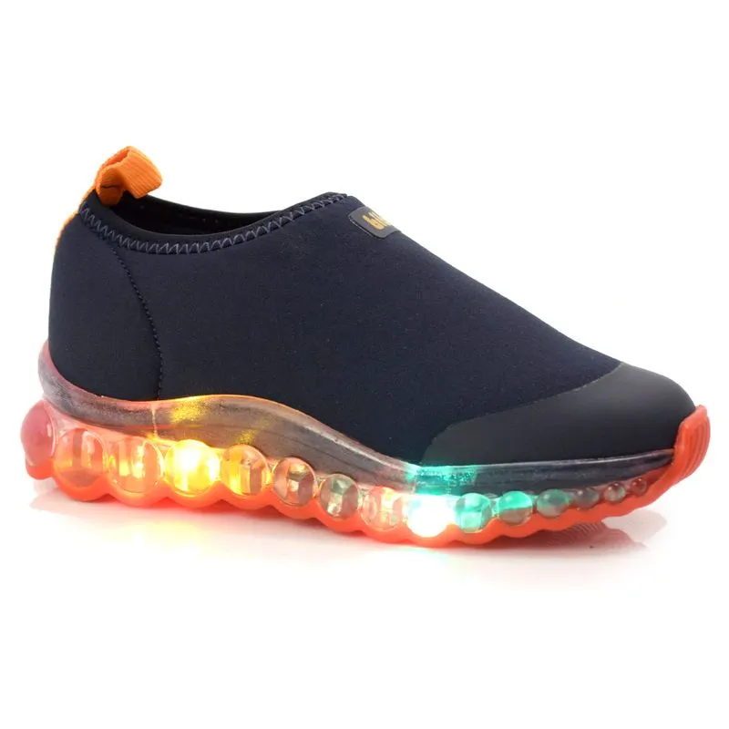 Tênis Infantil com Led Bibi Roller Cel Azul 1079166 26