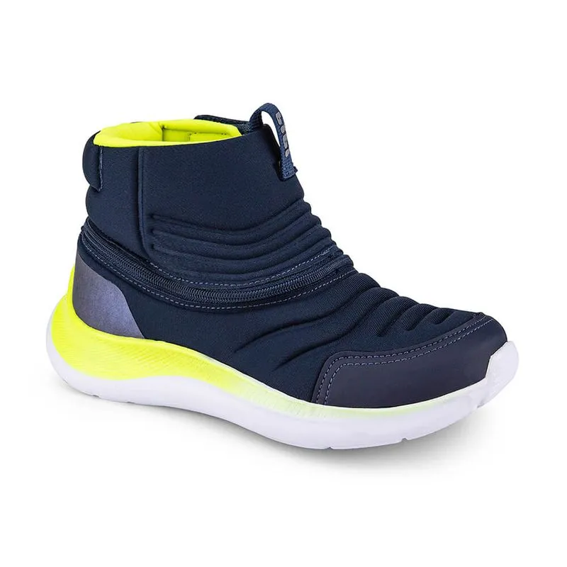 Bota Infantil Inclusiva Masculina Bibi Para Todos Azul 1177002 33