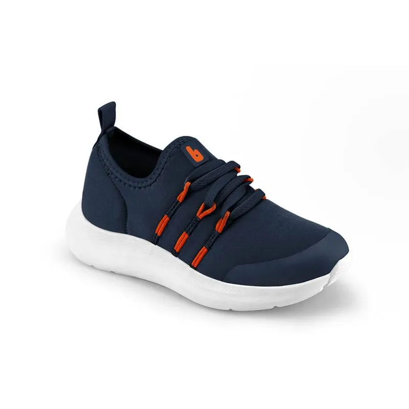 Tênis Infantil Masculino Azul Liso com Elástico Bibi Action 29