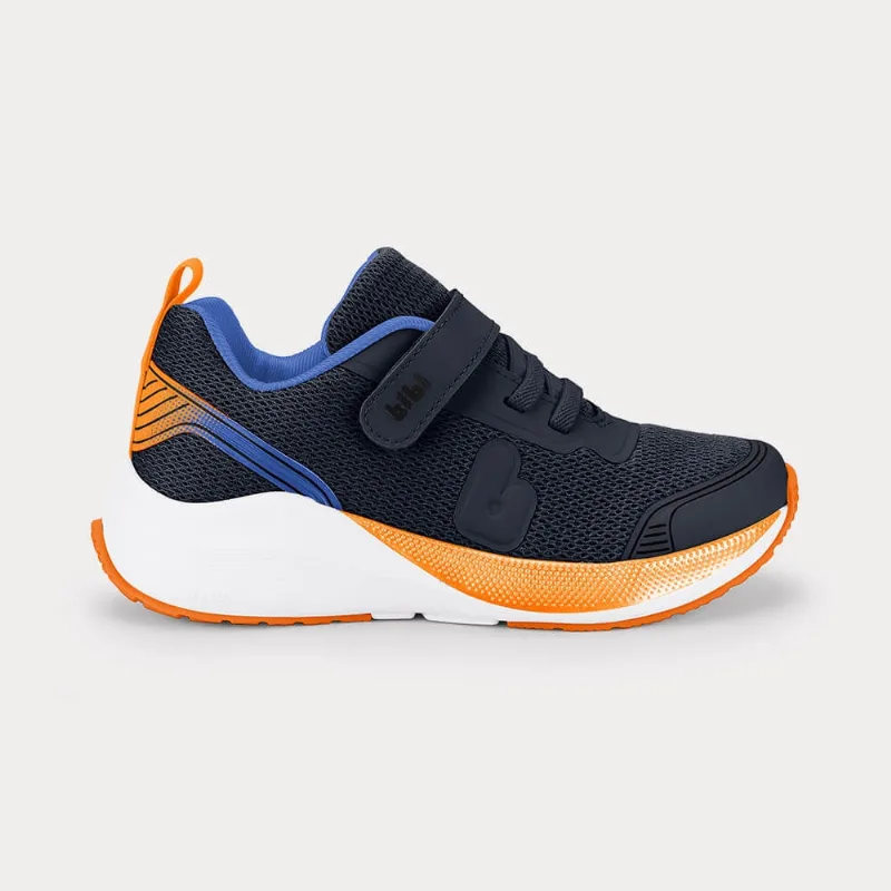 Tênis Infantil Bibi High School Azul com Laranja 34