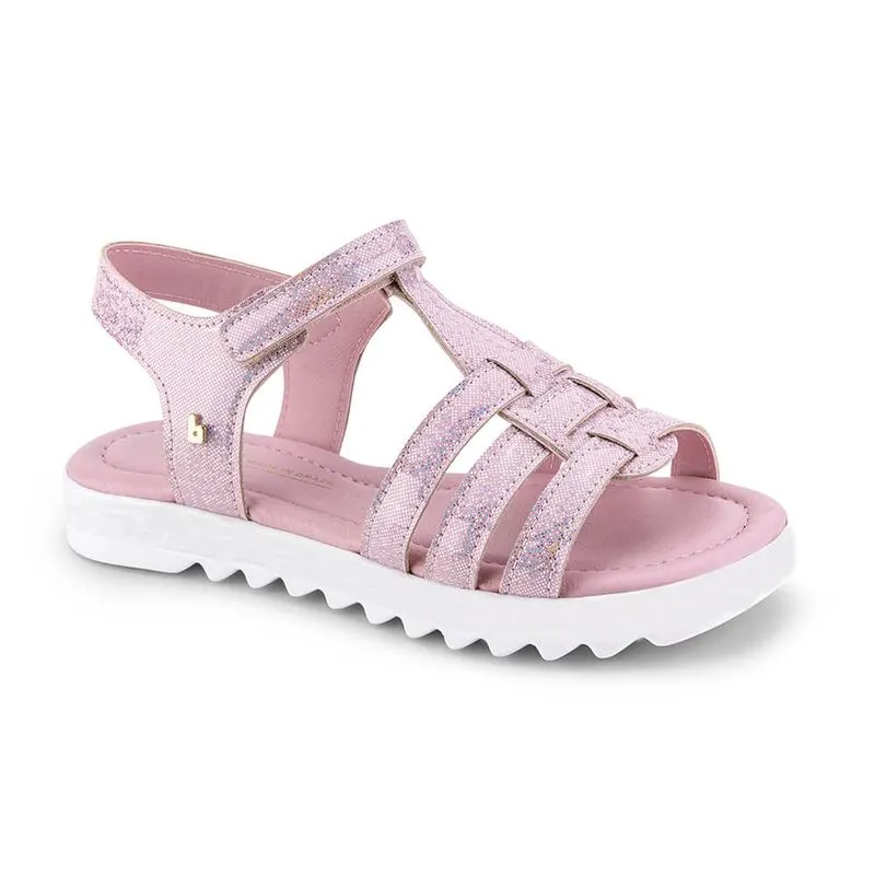 Sandália Infantil Feminina Bibi Flat Form II Rosa 1198011 34