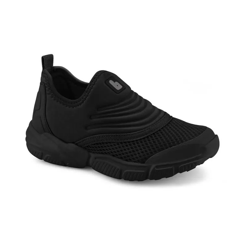 Tênis Infantil Masculino Preto Liso Bibi Ever 29