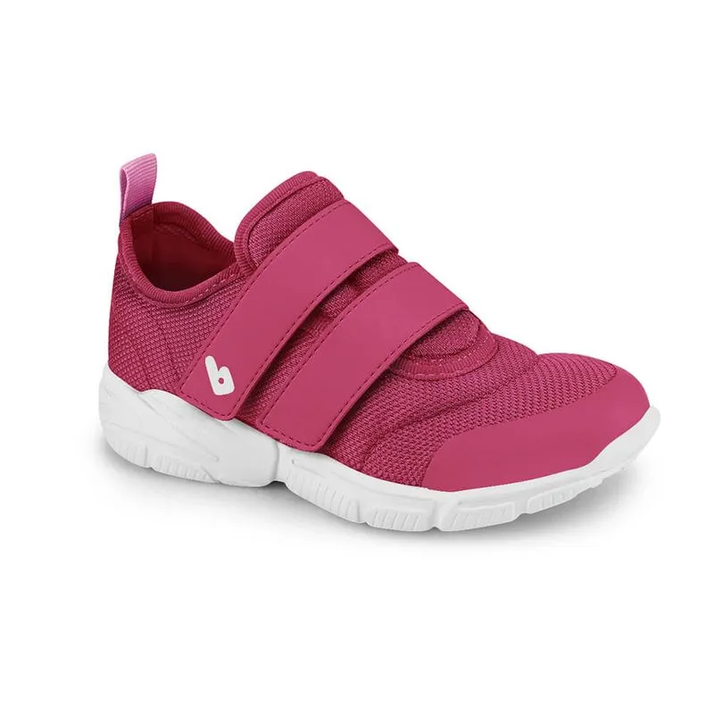 Tênis Infantil Feminino Bibi Ever Drop Rosa com Velcro 1100220 28