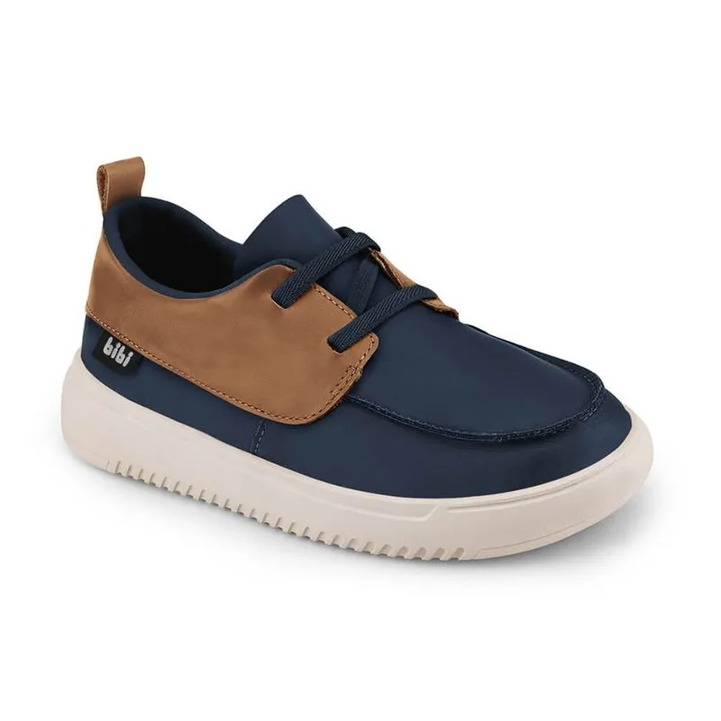 Tênis Infantil Bibi Casual Azul com Marrom New Way 35