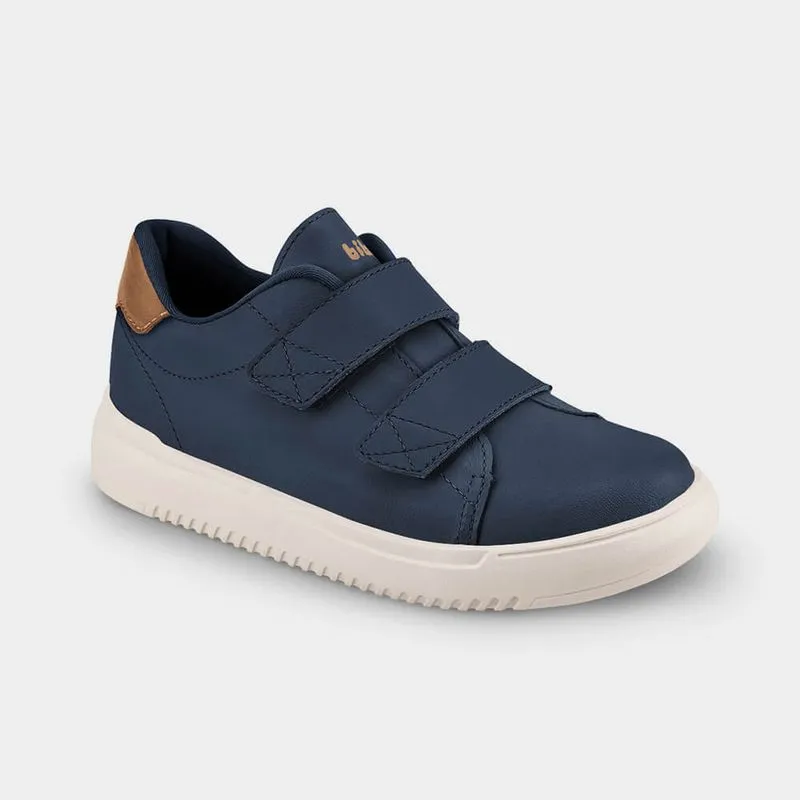 Tênis Infantil Casual Bibi New Way Azul Naval com Tiras 25