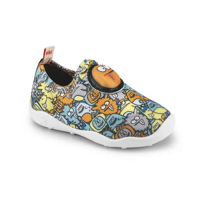Tênis Infantil Masculino Bibi Fisioflex 4.0 II Estampado Monsters 1195046 25