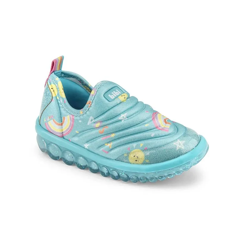 Tênis Infantil Feminino Bibi Roller 2.0 Azul Estampa Positive 1155115 28