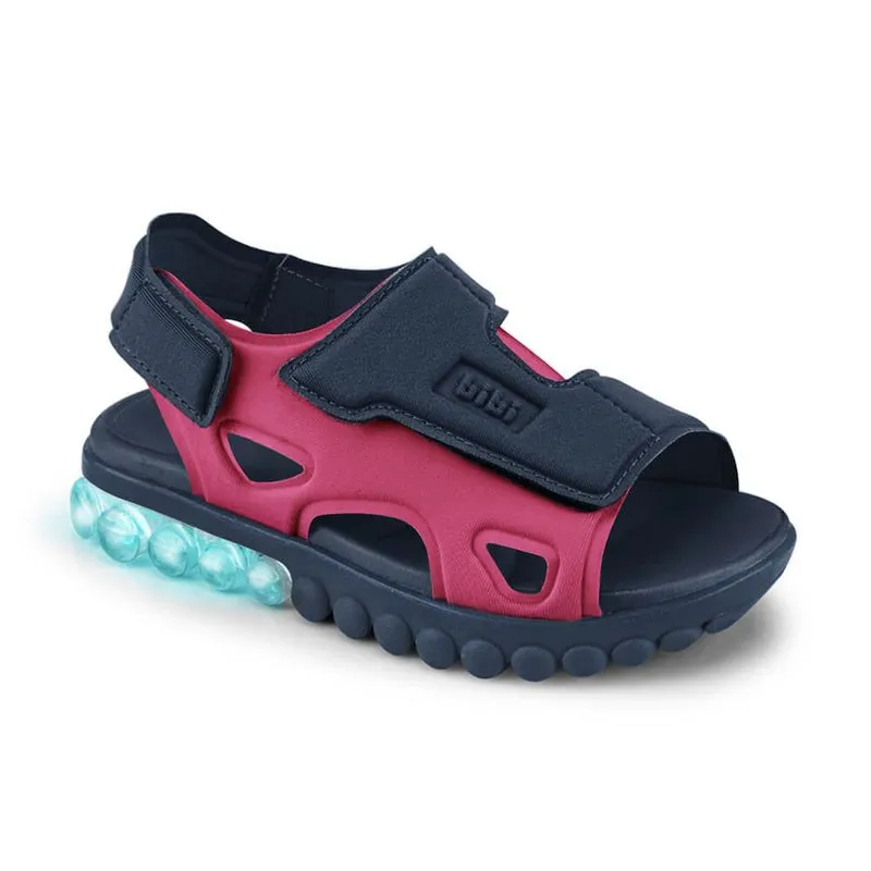 Sandália de Luz Infantil Feminina Bibi Summer Roller Light Azul 1193021 32