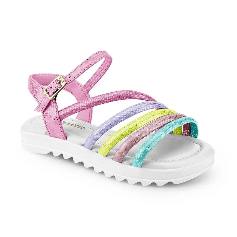Sandália Infantil Feminina Bibi Flat Form II Branca 1198023 32