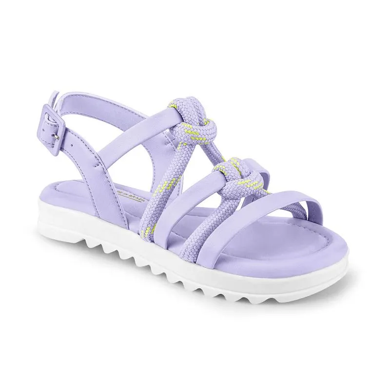 Sandália Infantil Feminina Bibi Flat Form II Lilás 1198028 34