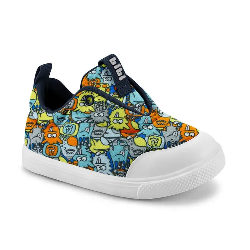 Tênis Infantil Masculino Bibi Agility Mini Estampado Monsters 24