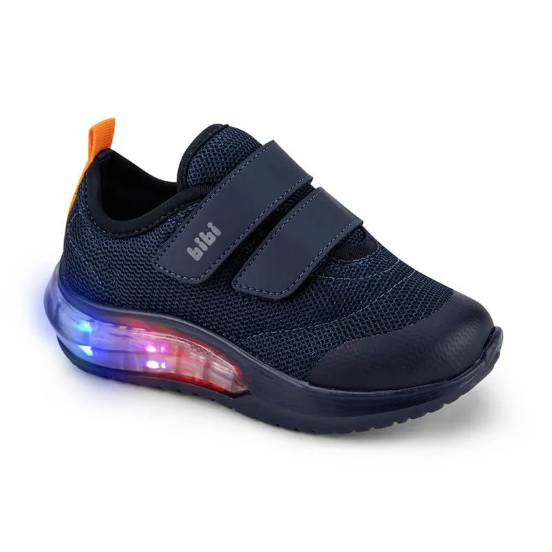 Tênis Infantil de Luz Bibi Space Wave 3.0 Azul Marinho com Tira 26