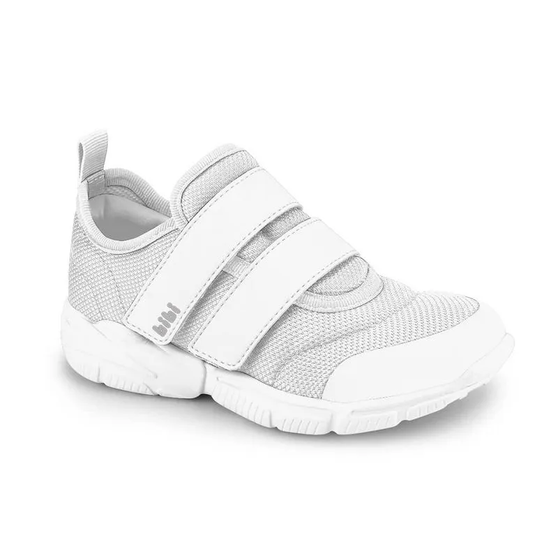 Tênis Infantil Masculino Branco Drop com Velcro Bibi Ever 33