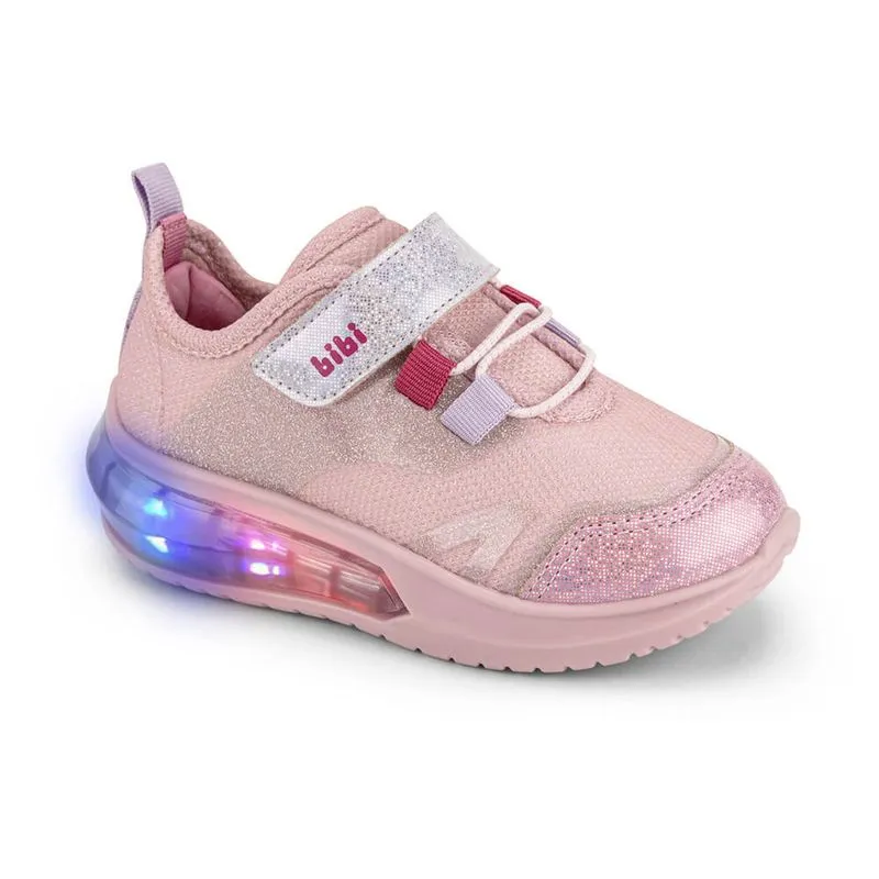 Tênis Infantil de Luz Feminino Bibi Space Wave 3.0 Rosa 1199038 23