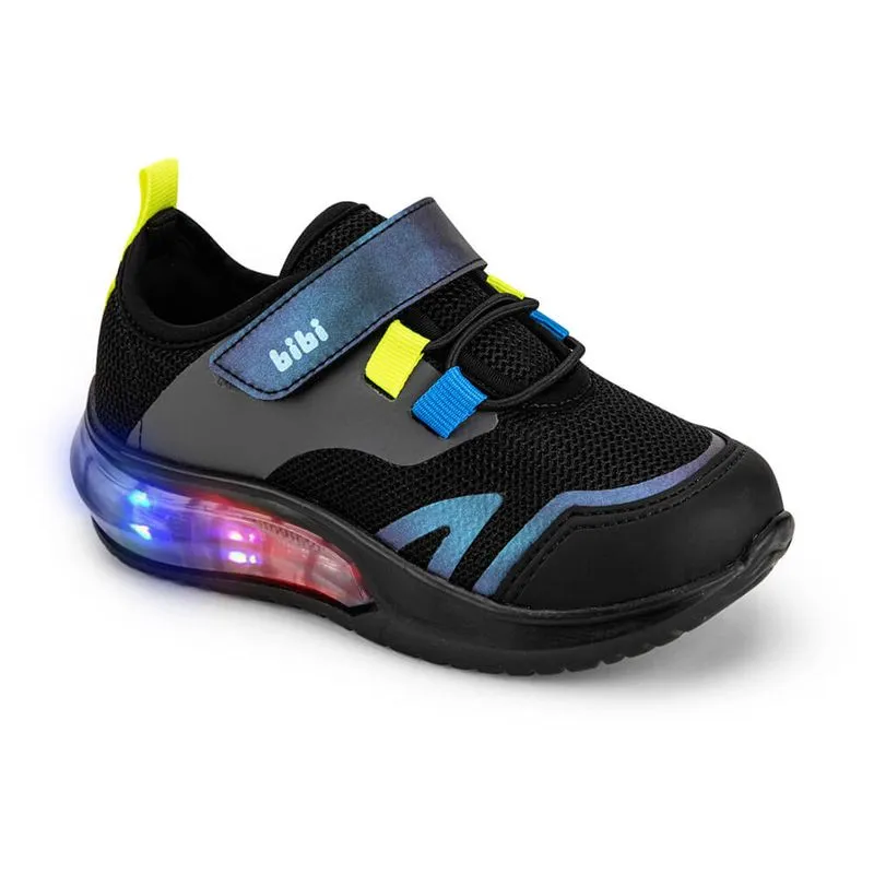 Tênis Infantil de Luz Masculino Bibi Space Wave 3.0 Preto 1199039 25