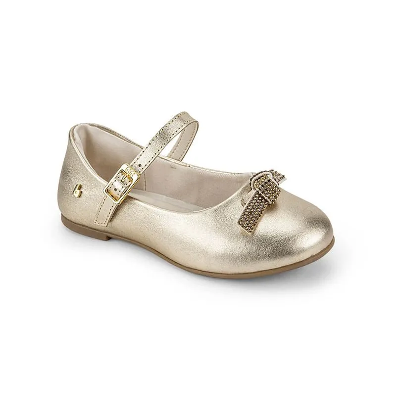 Sapatilha Infantil Feminina Bibi Ballerina Dourada 1171040 27