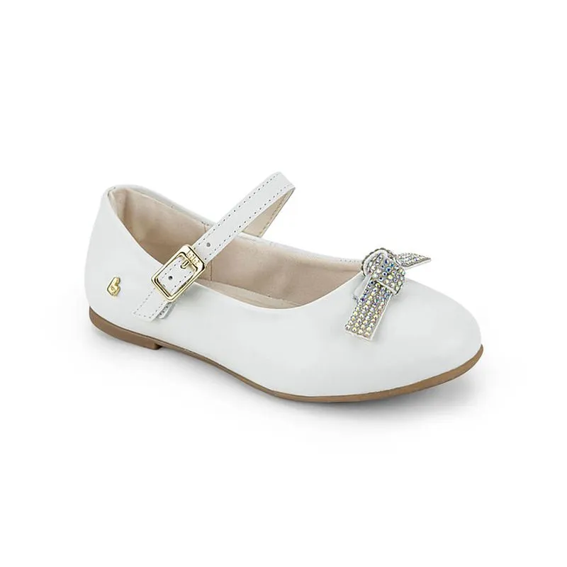Sapatilha Infantil Feminina Bibi Ballerina Branca 1171041 24