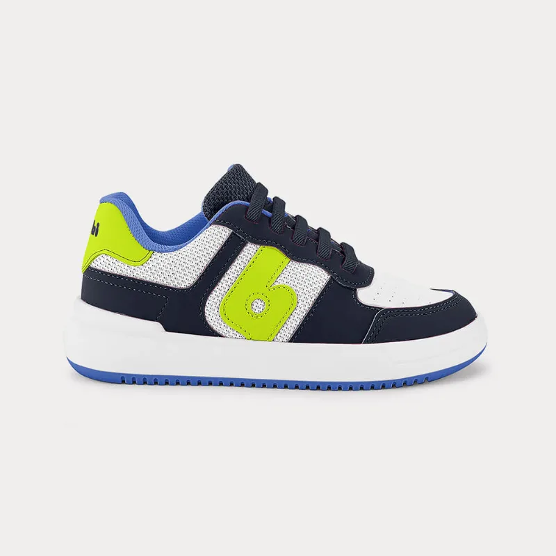 Tênis Infantil Bibi B College Azul Marinho com Verde 32