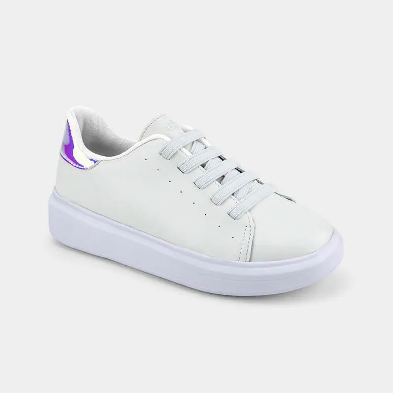 Tênis Infantil Bibi Glam Branco de Couro 29