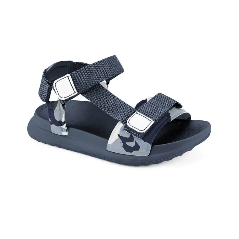 Sandália Infantil Bibi Azul Estampa Dino Papete Move 36/37