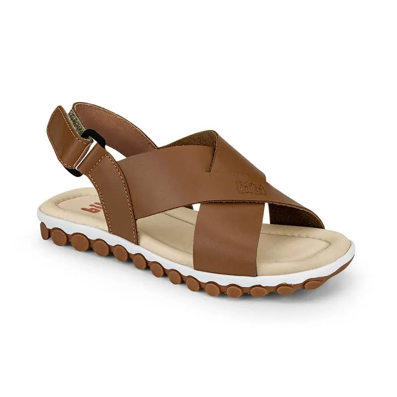 Sandália Infantil Masculina Marrom Caramelo Bibi Summer Roller New II 21