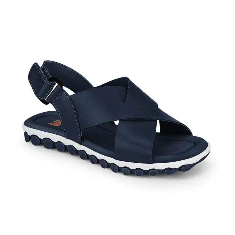 Sandália Infantil Masculina Azul Naval Bibi Summer Roller New II 26