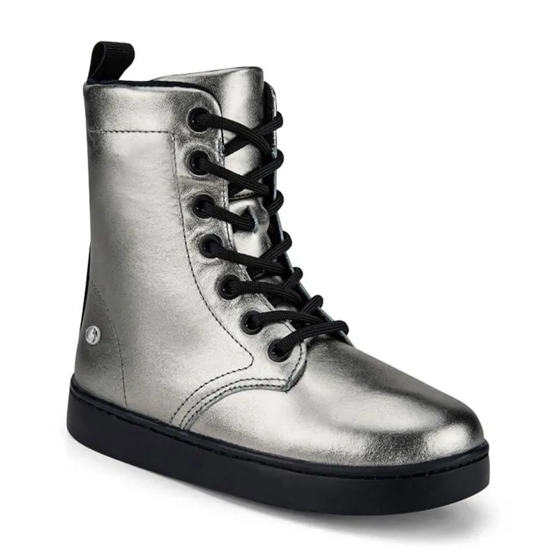 Bota Coturno Infantil Feminino Cinza Bibi Urban Boots 36
