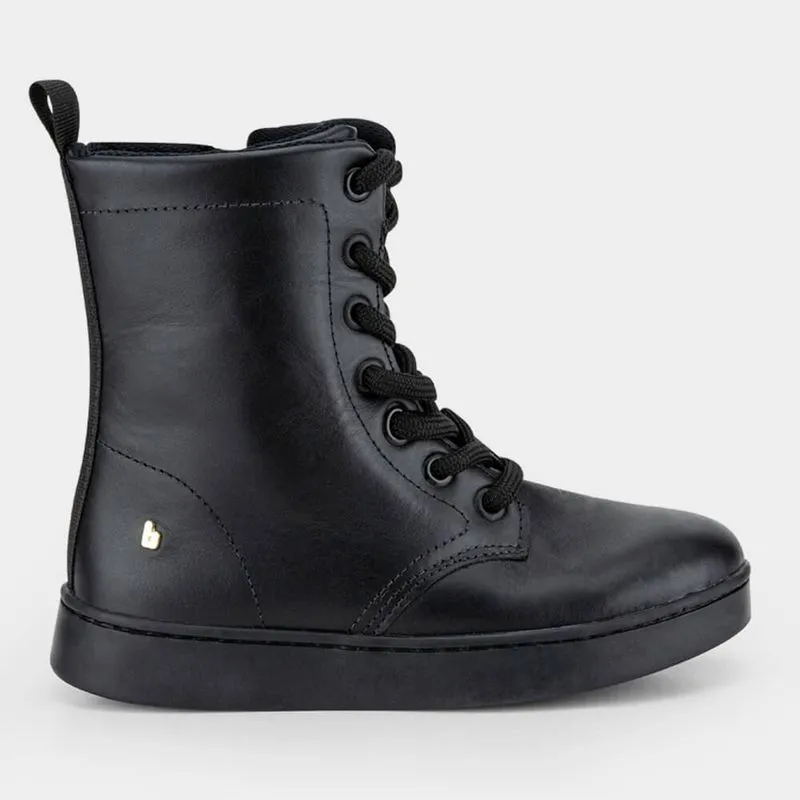 Bota Coturno Infantil Feminino Preto Bibi Urban Boots 35