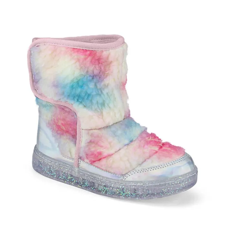 Bota Infantil Feminina Colorida com Pelo Bibi Urban Boots 24