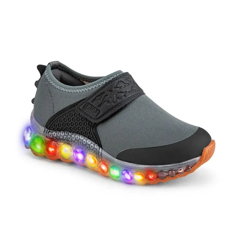 Tênis Infantil de Luz Masculino Estampa Dino com Velcro Bibi Roller Celebration 32