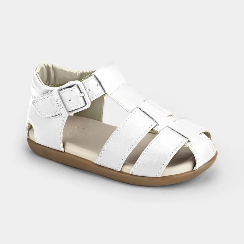 Sandália Infantil Bibi Baby Soft II Branca com Fivela 20