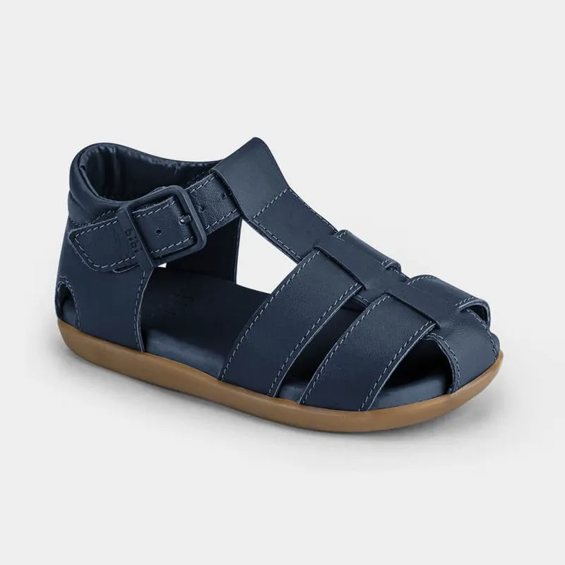 Sandália Infantil Bibi Baby Soft II Azul com Fivela 20