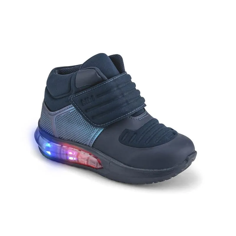 Bota Infantil de Luz Azul com Velcro Bibi Space Wave 3.0 27