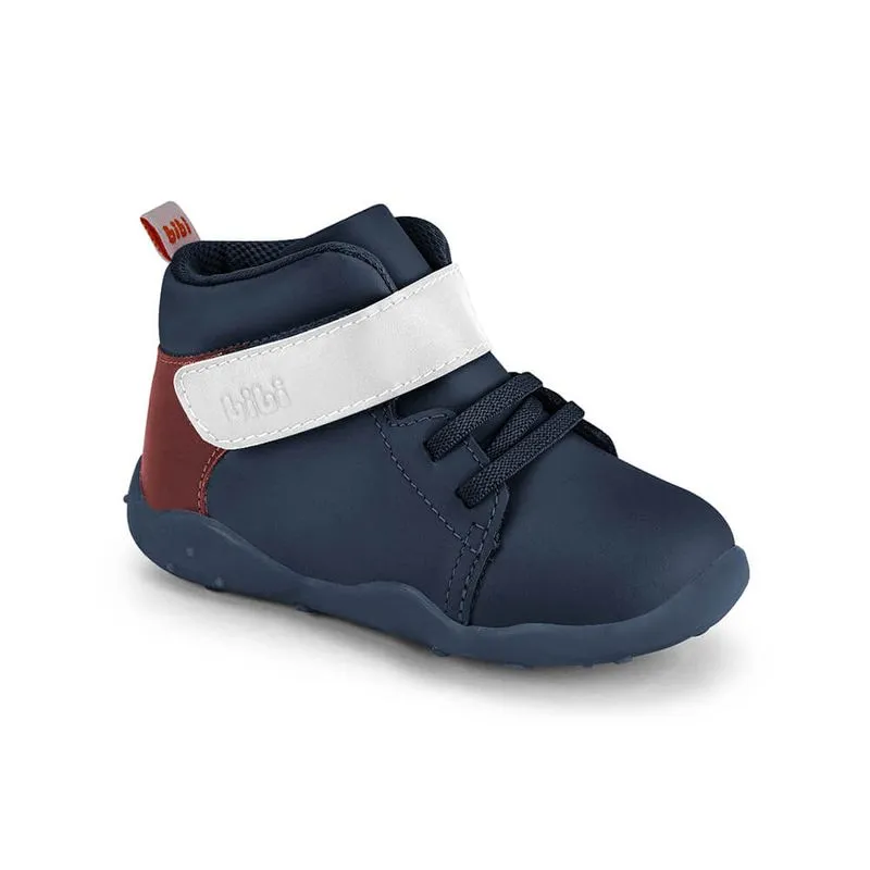 Tênis Abotinado Infantil Bibi Azul com Branco Fisioflex 4.0 II 22