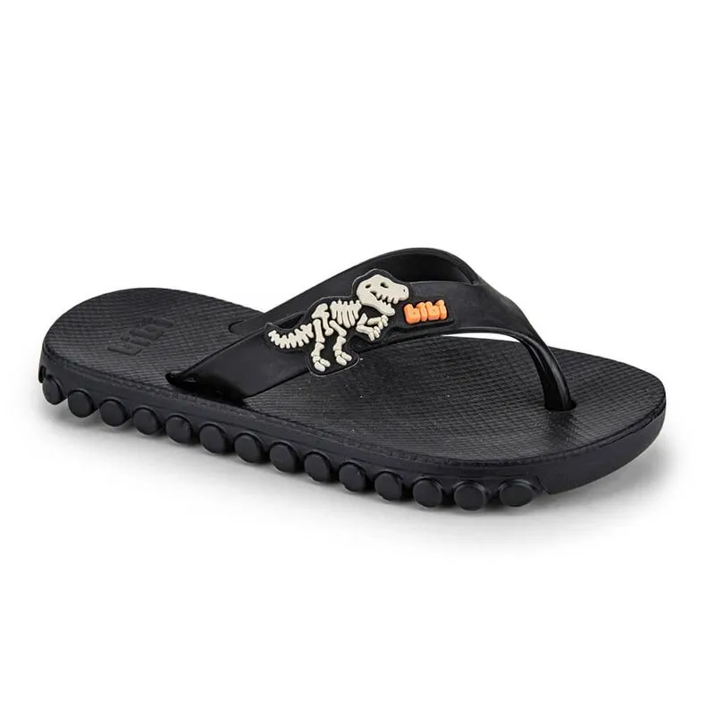 Chinelo Infantil Masculino Preto com Dino Bibi Sun 33/34