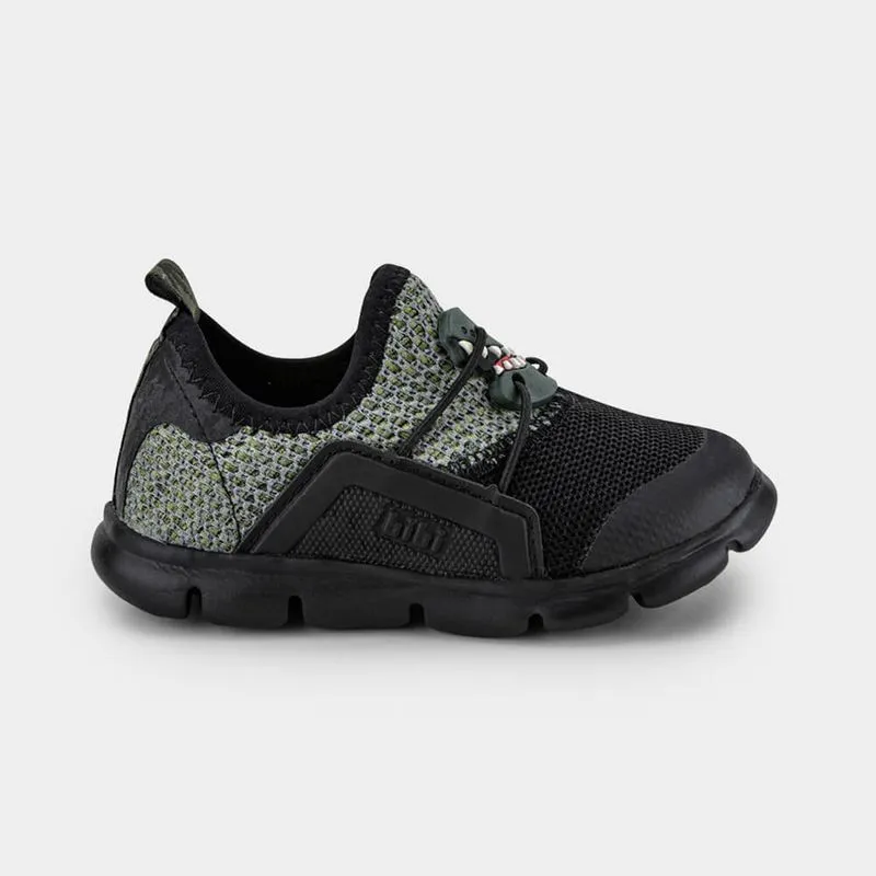 Tênis Infantil Bibi Casual Preto com Verde Energy Baby New II 25