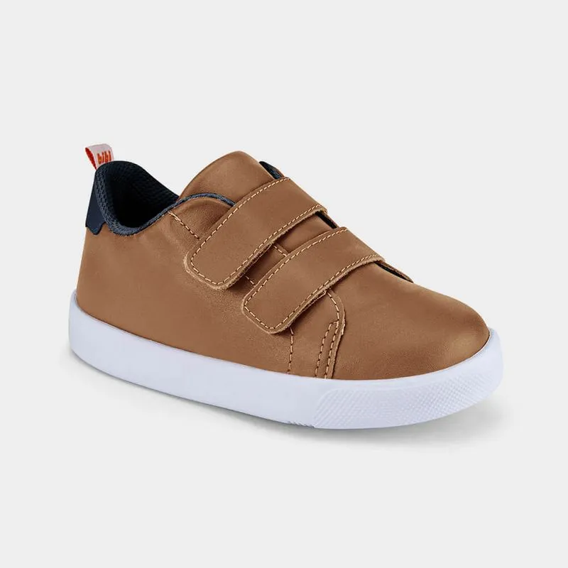 Tênis Infantil de Couro Bibi Marrom Agility Mini II 21