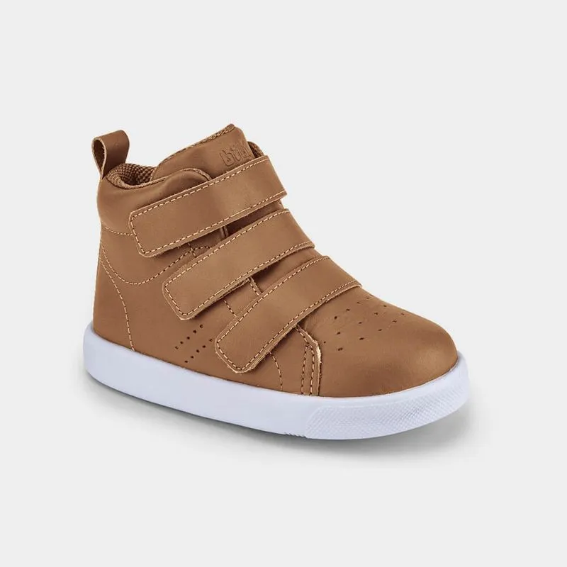 Bota Infantil de Couro Bibi Marrom Agility Mini II 20