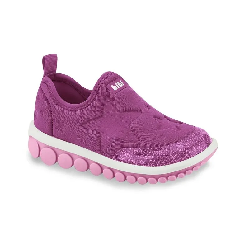Tênis Infantil Feminino Roxo com Estrela Bibi Roller 2.0 30