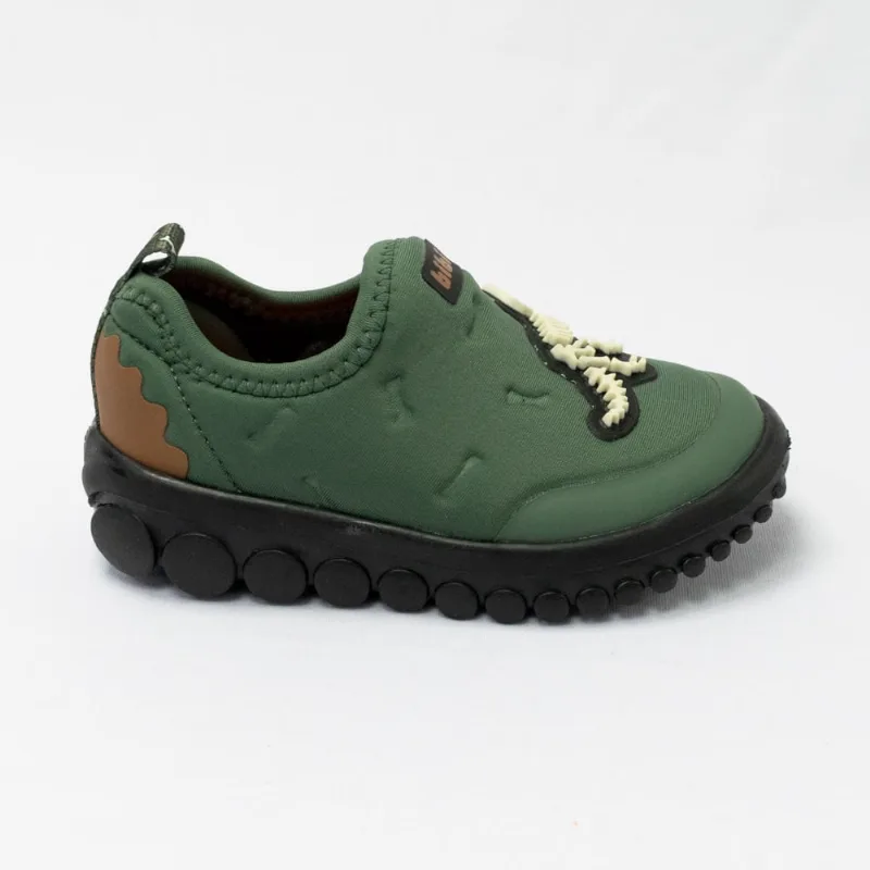 Tênis Bibi 1155161 Roller 2.0 Dinossauro Verde