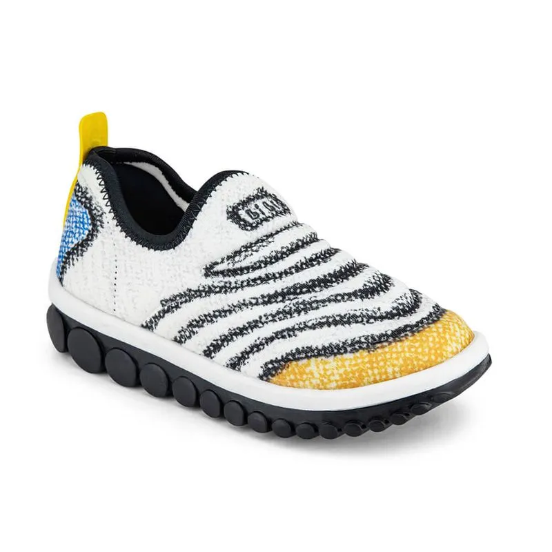Tênis Infantil Masculino Branco com Pintura Giz Bibi Roller 2.0 30